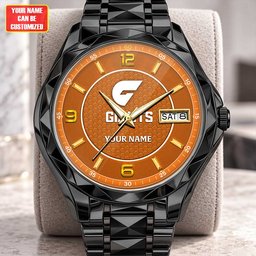 GWS Giants AFL Men Luxury Hand Watch Personalized Any Name Gift For Fan