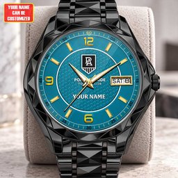 Port Adelaide AFL Men Luxury Hand Watch Personalized Any Name Gift For Fan
