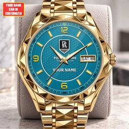 Port Adelaide AFL Men Luxury Hand Watch Personalized Any Name Gift For Fan