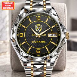 Richmond AFL Men Luxury Hand Watch Personalized Any Name Gift For Fan
