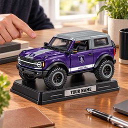 Fremantle AFL Car Acrylic Block Plaque Custom Any Name Gift For Fan Love