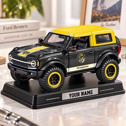 Richmond AFL Car Acrylic Block Plaque Custom Any Name Gift For Fan Love