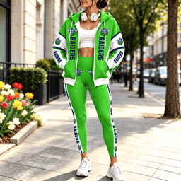 Canberra Raiders NRL Full Set Zip/Hoodie & Leggings Gift For Fan