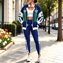 Warriors NRL Full Set Zip/Hoodie & Leggings Gift For Fan