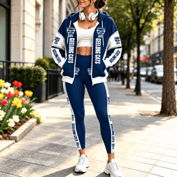 Geelong Cats AFL Full Set Zip/Hoodie & Leggings New Gift For Fan