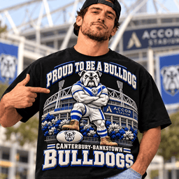 Bulldogs NRL Special Black T-shirt For Fan Gifts