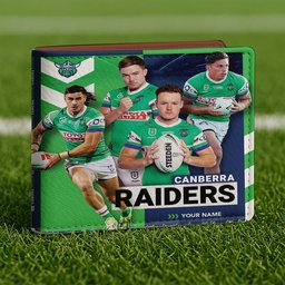 Canberra Raiders NRL Team Players Men Wallet Custom Any Name Gifts