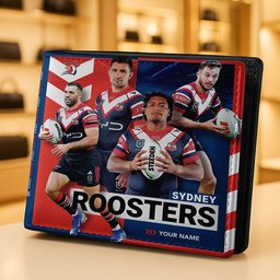 Sydney Roosters NRL Team Players Men Wallet Custom Any Name Gifts