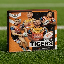Wests Tigers NRL Team Players Men Wallet Custom Any Name Gifts