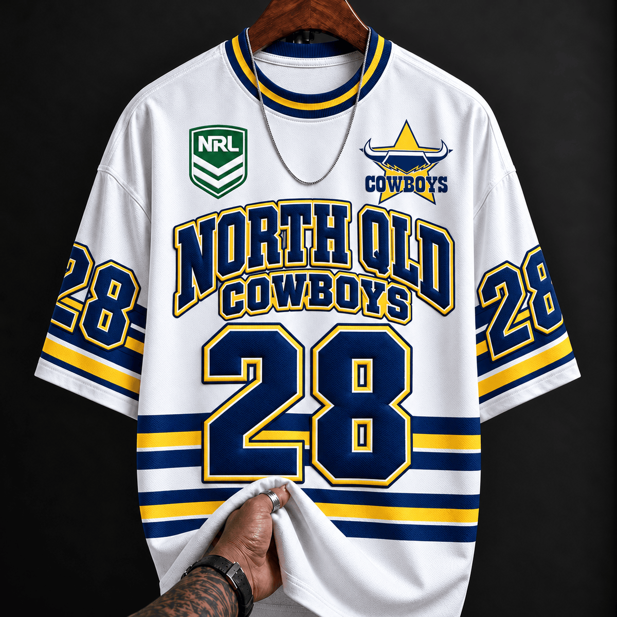 North Queensland Cowboys NRL Special Tshirt Custom Any Name & Number Gifts For Fan