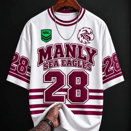 Manly Warringah Sea Eagles NRL Special Tshirt Custom Any Name & Number Gifts For Fan
