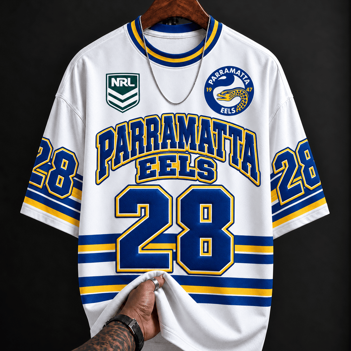 Parramatta Eels NRL Special Tshirt Custom Any Name & Number Gifts For Fan
