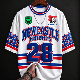 Newcastle Knights NRL Special Tshirt Custom Any Name & Number Gifts For Fan