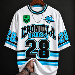 Cronulla-Sutherland Sharks NRL Special Tshirt Custom Any Name & Number Gifts For Fan