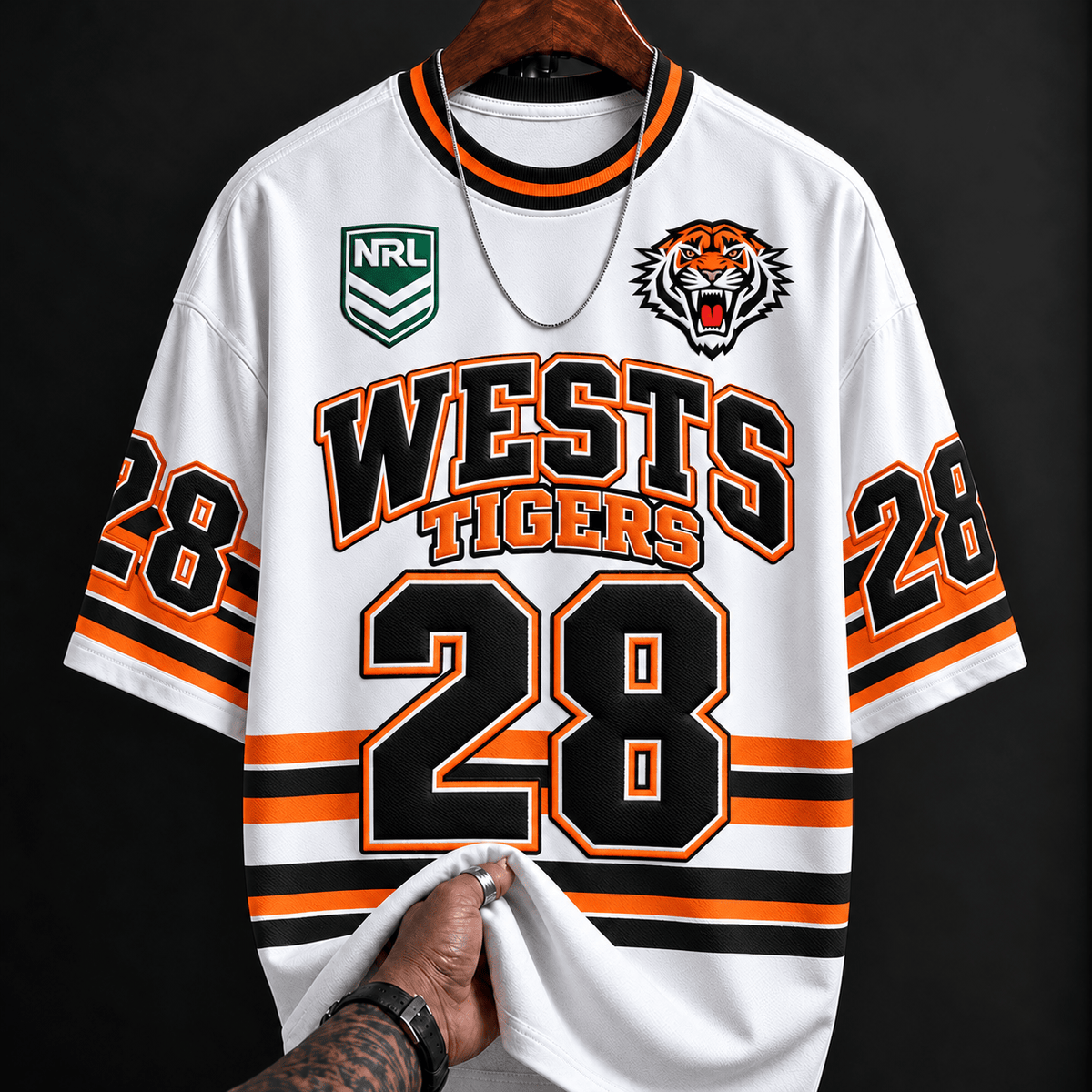 Wests Tigers NRL Special Tshirt Custom Any Name & Number Gifts For Fan