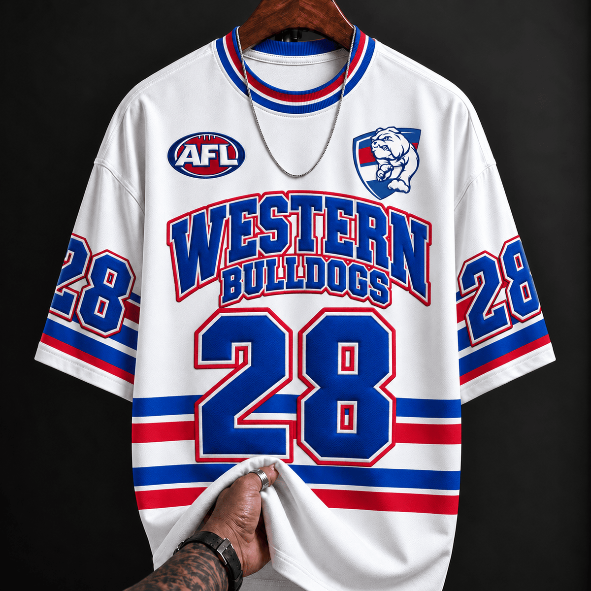 Western Bulldogs AFL T-shirt Special Style Custom Any Name & Number Gift For Fan