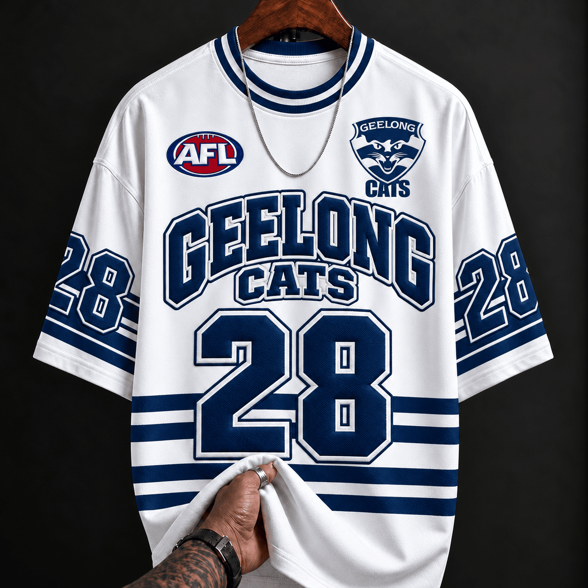 Geelong Cats AFL T-shirt Special Style Custom Any Name & Number Gift For Fan