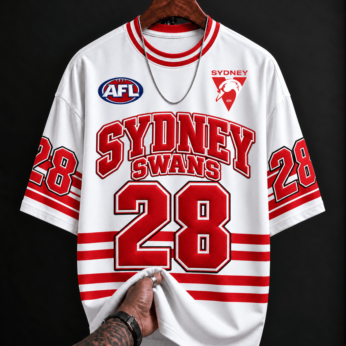 Sydney Swans AFL T-shirt Special Style Custom Any Name & Number Gift For Fan