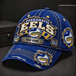 Parramatta Eels NRL New Cap/Hat Custom Any Name For Fan Gifts