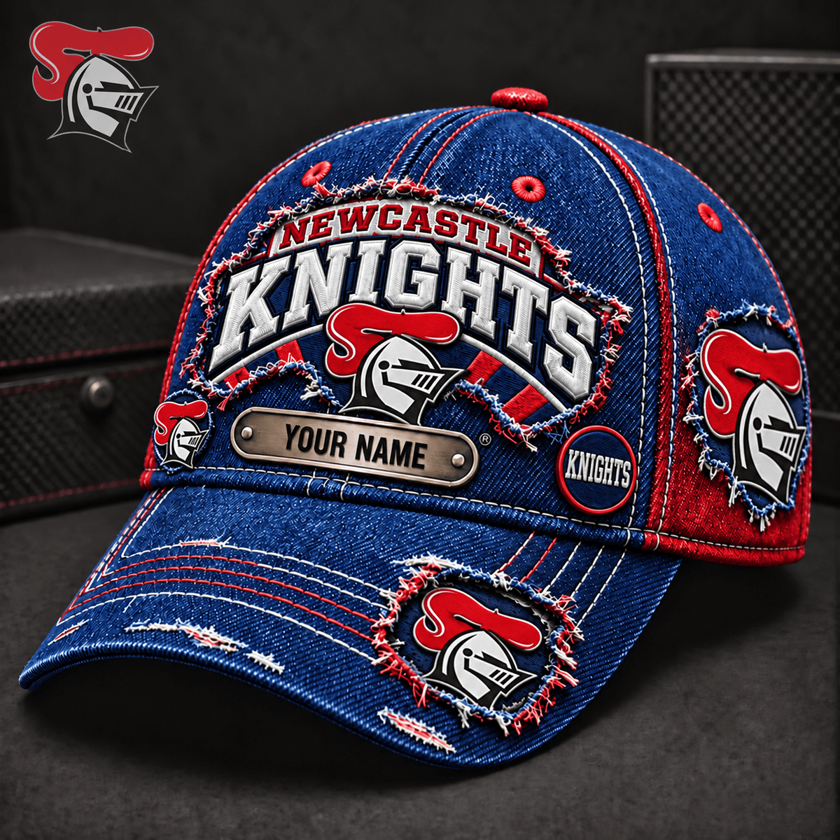 Newcastle Knights NRL New Cap/Hat Custom Any Name For Fan Gifts