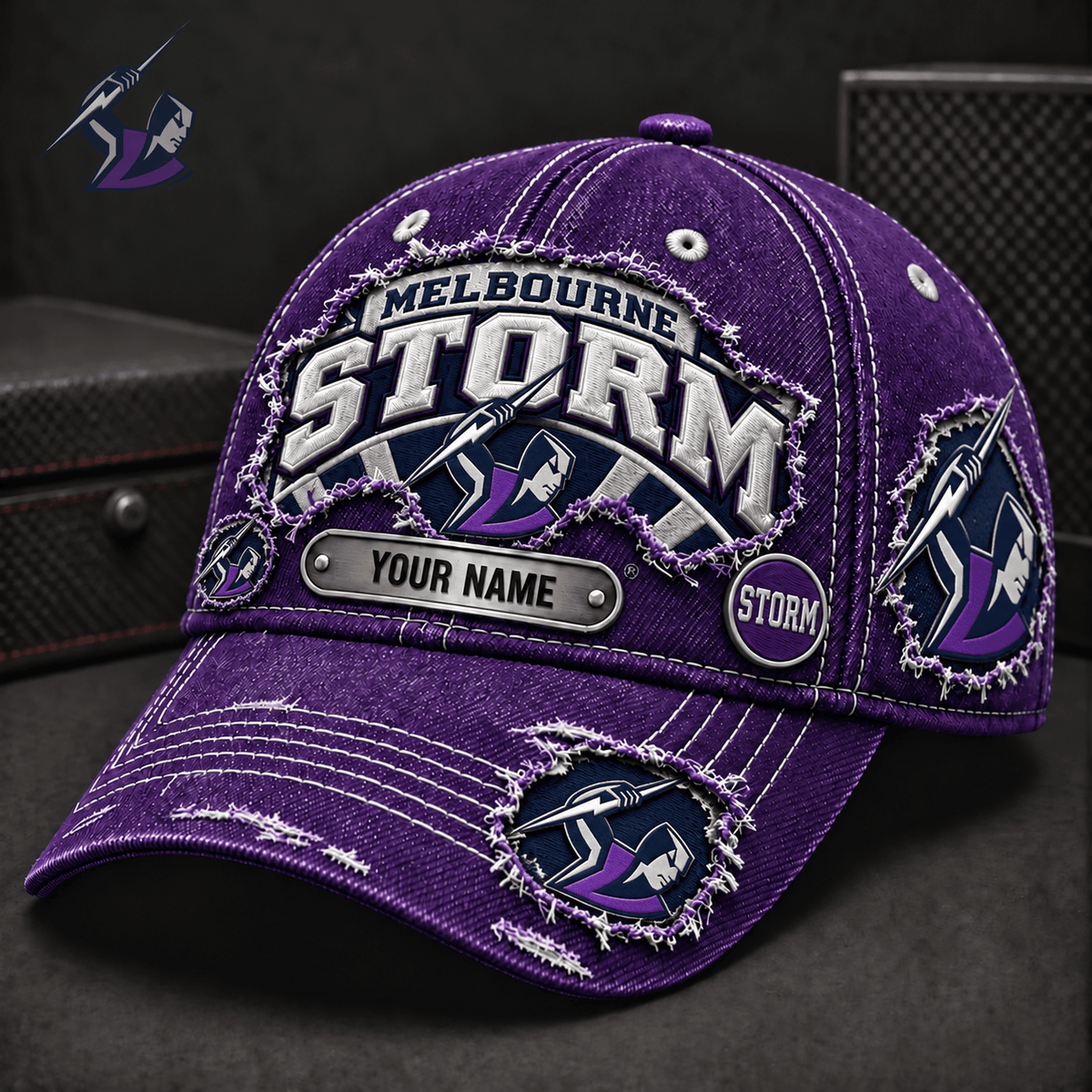 Melbourne Storm NRL New Cap/Hat Custom Any Name For Fan Gifts