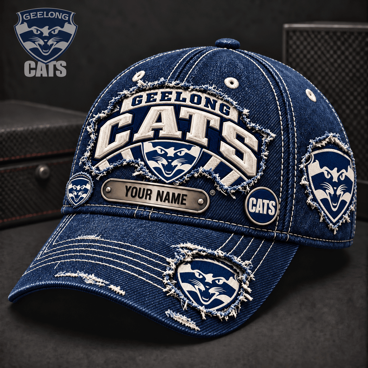 Geelong Cats AFL Special Cap Gift For Fan Custom Any Name