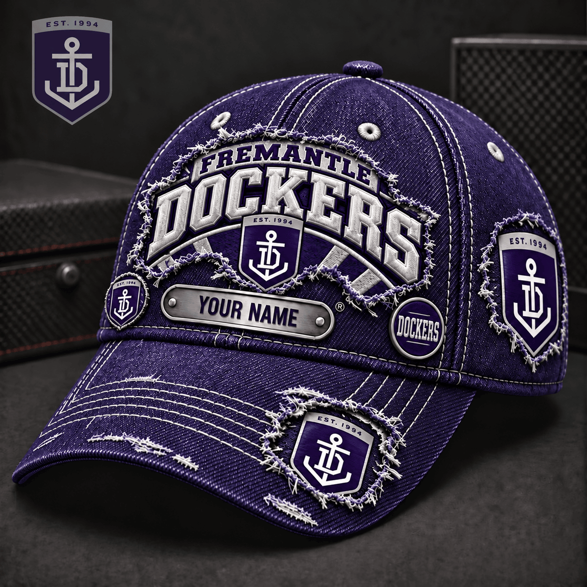 Fremantle Dockers AFL Special Cap Gift For Fan Custom Any Name