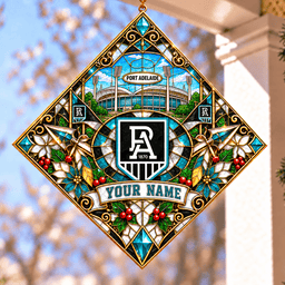 Port Adelaide Power AFL Hanging Suncatcher New Style Custom Any Name For Home Gifts