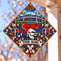 Newcastle Knights NRL Special Hanging Suncatcher For Home Decor Custom Any Name