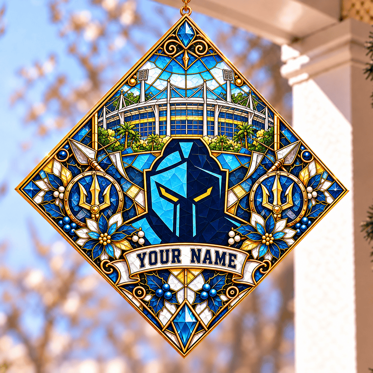 Gold Coast Titans NRL Special Hanging Suncatcher For Home Decor Custom Any Name