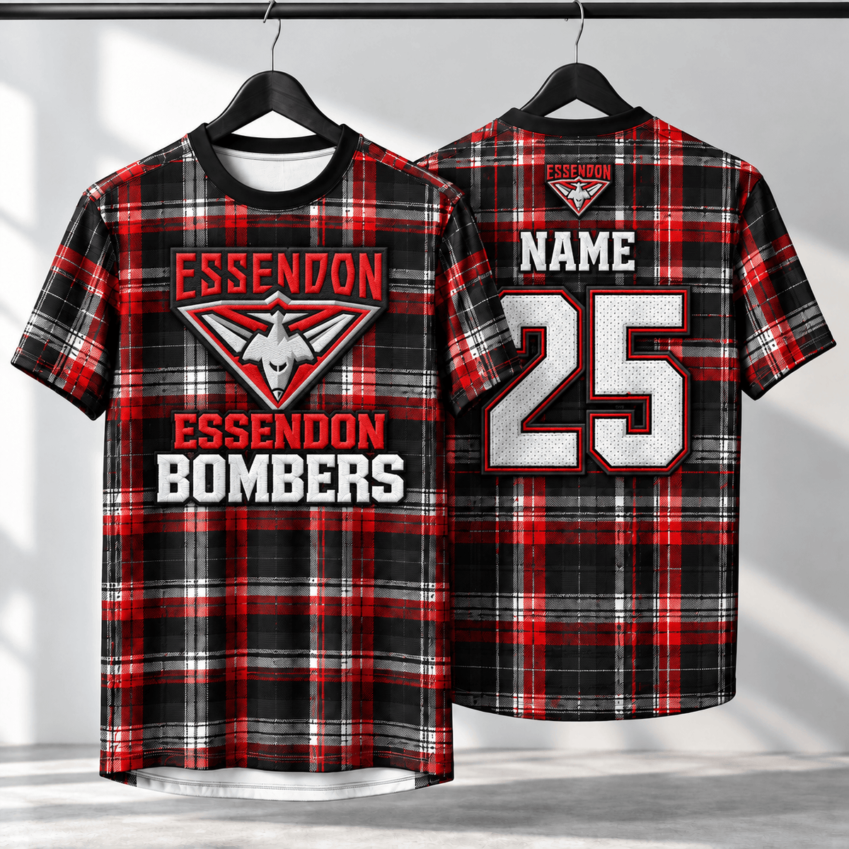 Essendon Bombers AFL Special T-shirt Custom Any Name & Number Gift For Fan