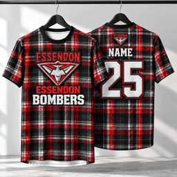 Essendon Bombers AFL Special T-shirt Custom Any Name & Number Gift For Fan
