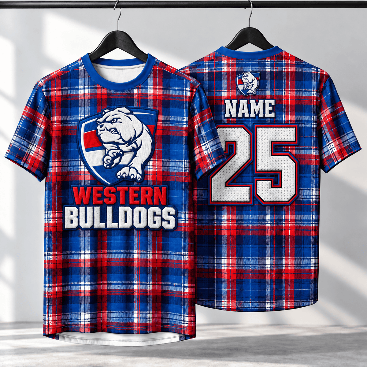 Western Bulldogs AFL Special T-shirt Custom Any Name & Number Gift For Fan