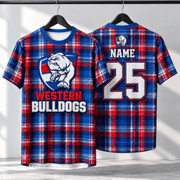Western Bulldogs AFL Special T-shirt Custom Any Name & Number Gift For Fan