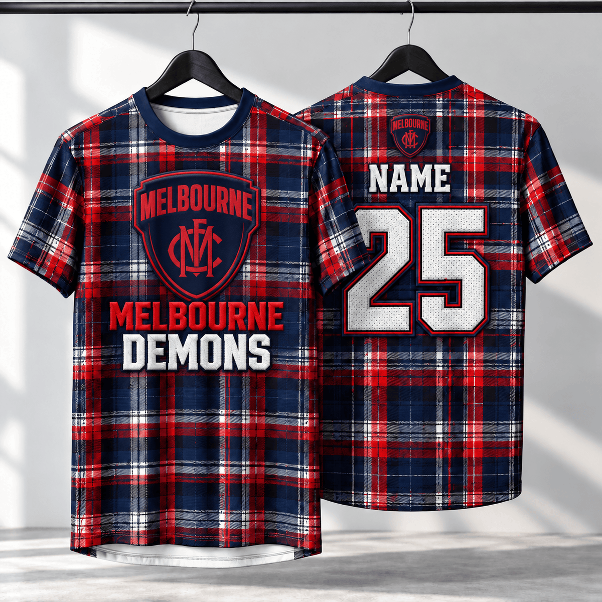 Melbourne Demons AFL Special T-shirt Custom Any Name & Number Gift For Fan