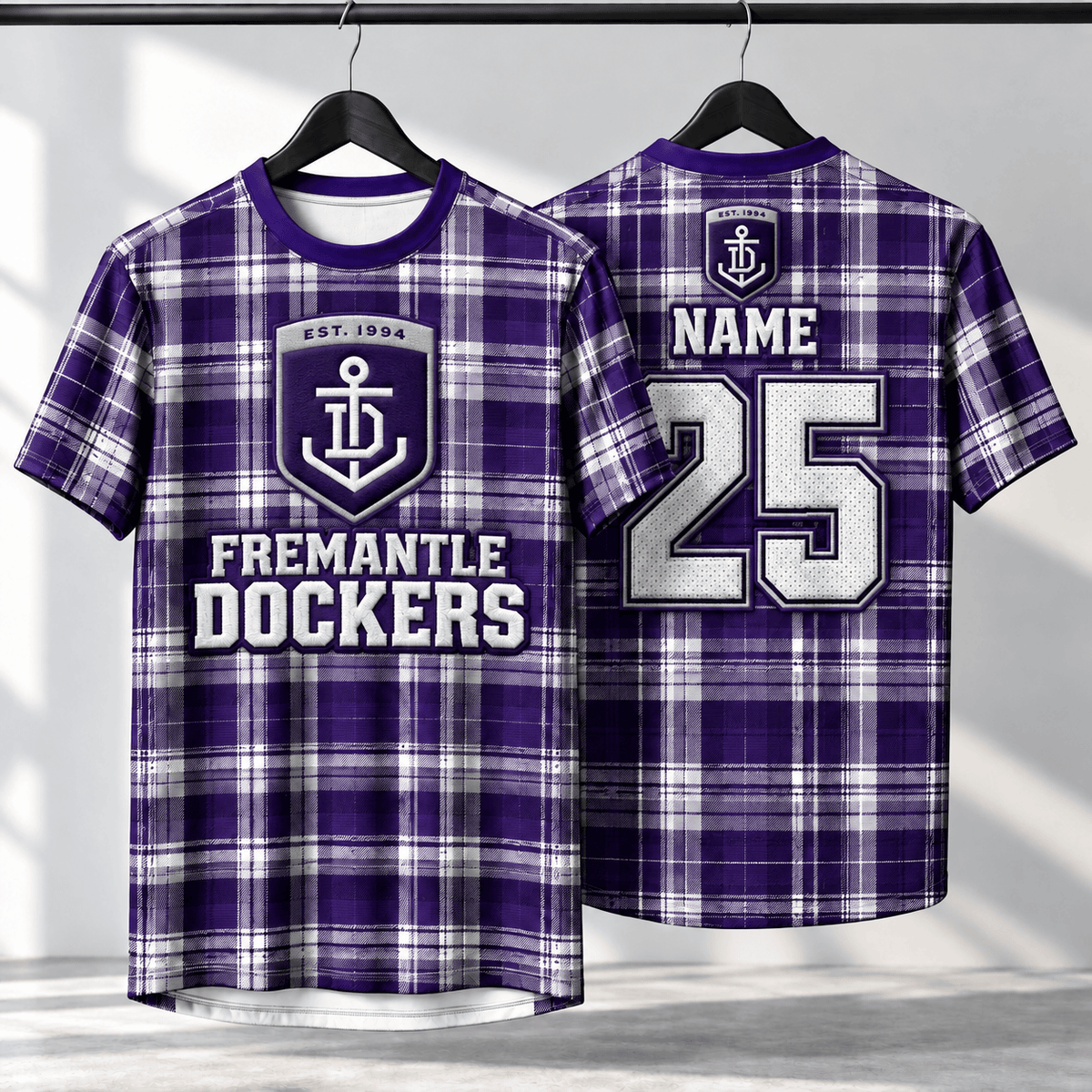 Fremantle Dockers AFL Special T-shirt Custom Any Name & Number Gift For Fan