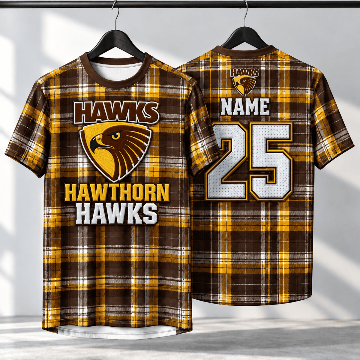Hawthorn Hawks AFL Special T-shirt Custom Any Name & Number Gift For Fan