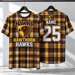 Hawthorn Hawks AFL Special T-shirt Custom Any Name & Number Gift For Fan
