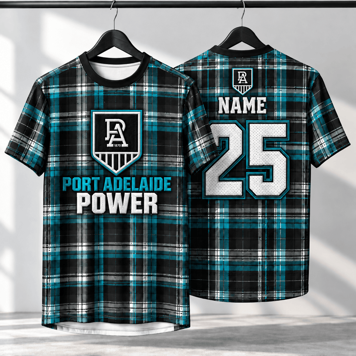Port Adelaide Power AFL Special T-shirt Custom Any Name & Number Gift For Fan