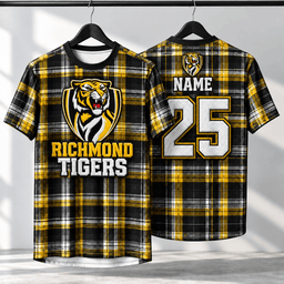 Richmond Tigers AFL Special T-shirt Custom Any Name & Number Gift For Fan