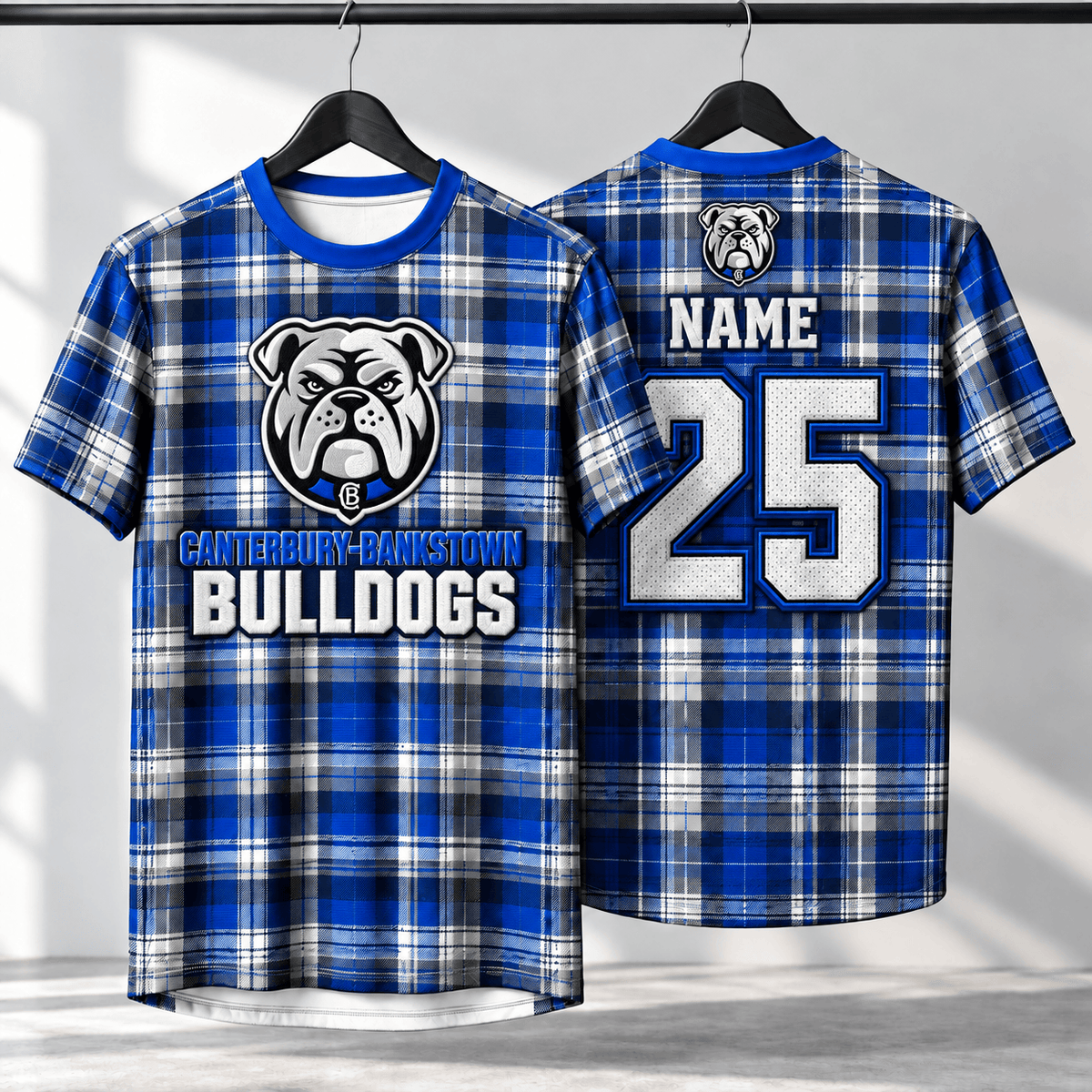 Canterbury-Bankstown Bulldogs NRL T-shirt New Design Custom Any Name & Number Gifts