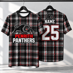 Penrith Panthers NRL T-shirt New Design Custom Any Name & Number Gifts