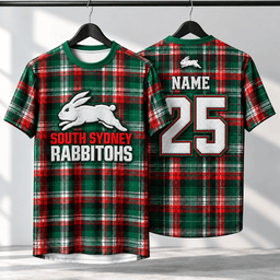 South Sydney Rabbitohs NRL T-shirt New Design Custom Any Name & Number Gifts