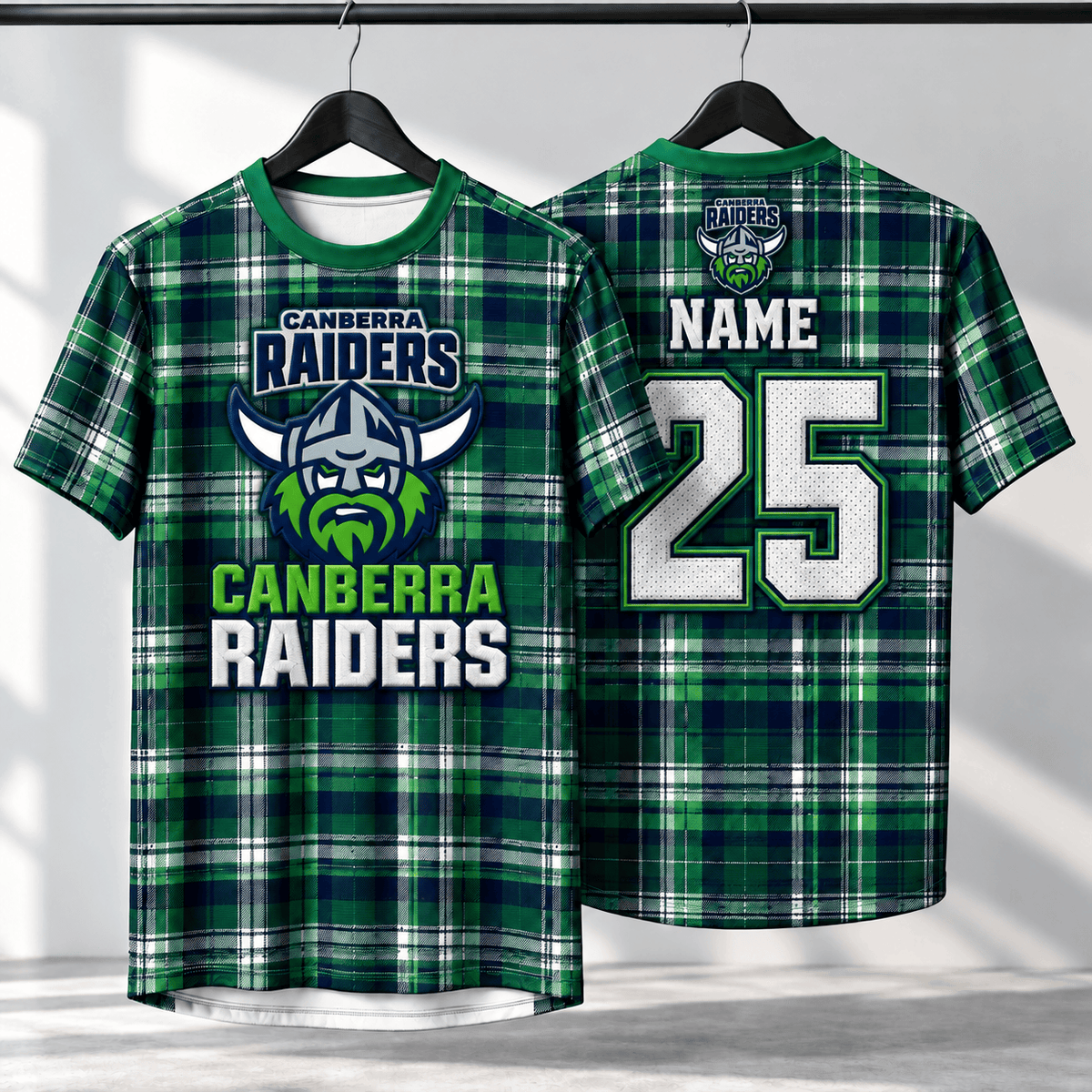 Canberra Raiders NRL T-shirt New Design Custom Any Name & Number Gifts