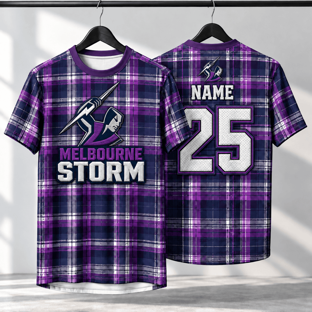Melbourne Storm NRL T-shirt New Design Custom Any Name & Number Gifts