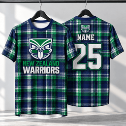 New Zealand Warriors NRL T-shirt New Design Custom Any Name & Number Gifts