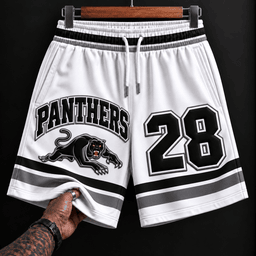 Penrith Panthers NRL White Men Short Pants Custom Any Number Gifts