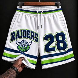 Canberra Raiders NRL White Men Short Pants Custom Any Number Gifts