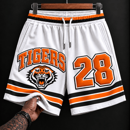 Wests Tigers NRL White Men Short Pants Custom Any Number Gifts
