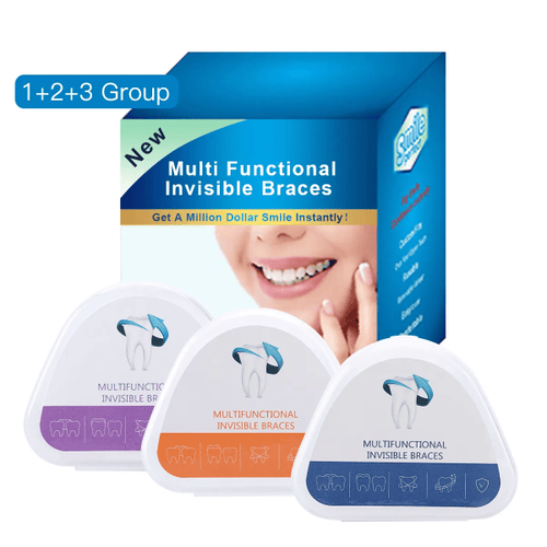 Dental Braces, Dental Orthodontic Braces, Dental Retainer, Mouth Guard for Teeth Grinding, Stops Bruxism, Night Guard with Storage Case (Soft)